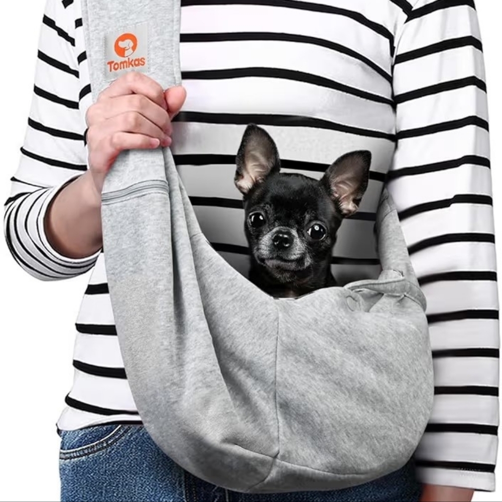 Tomkas Pet Sling Carrier (S), Grey